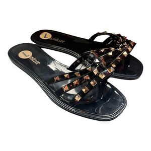 NWT! Olivia Miller slip on studded sandals. Size 7